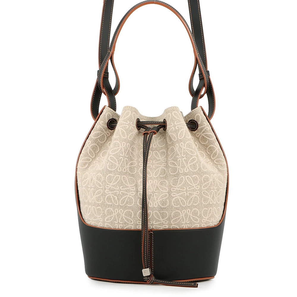 Loewe Anagram Balloon 2Way Shoulder Bag Leather Gold